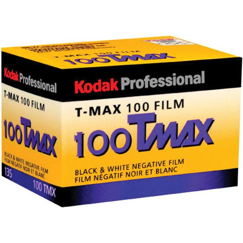 Kodak T-MAX Professional Film 35mm 100 Speed 36 Exposures Black & White - Image 1