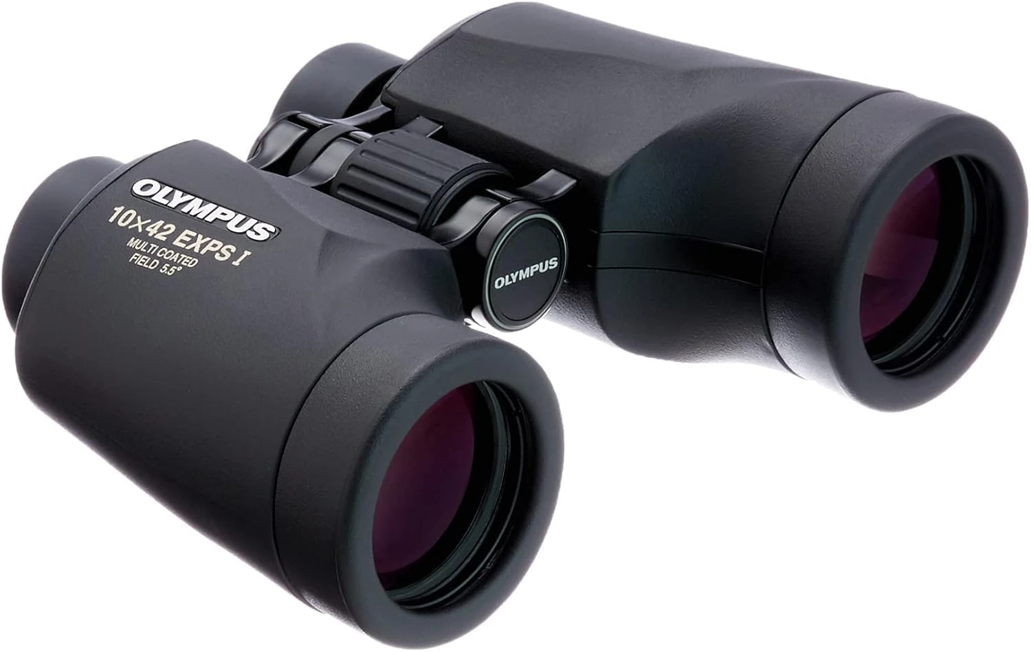 OM SYSTEM 10x42 EXPS I Binoculars for Outdoor Adventures with High Index BaK-4 Prisms - Rubber Coated, UV Protection