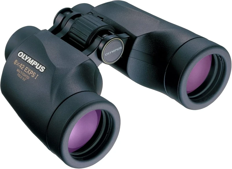 Olympus 8x42 EXPS I Binoculars – Professional Porro Prism Optics, 8x Magnification, 42mm Lens, for Nature, Bird Watching, Stargazing, Outdoor Travel