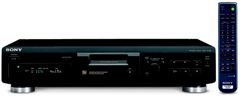 Sony MDS-JE330 Mini Disc Player - Black Portable Audio Player