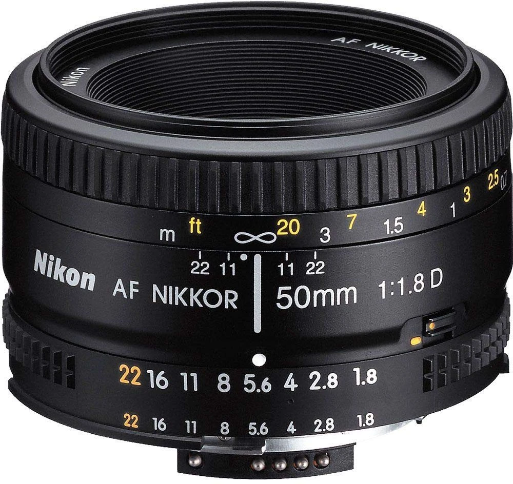 Nikon 2137 AF Nikkor 50 mm F/1.8 D FX Full Frame Prime Lens for Nikon DSLR Cameras