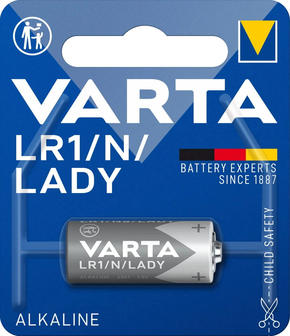 Varta Batteries Electronics LR01 / N / Lady Alkaline battery 1-pack, Battery in original blister pack of 1