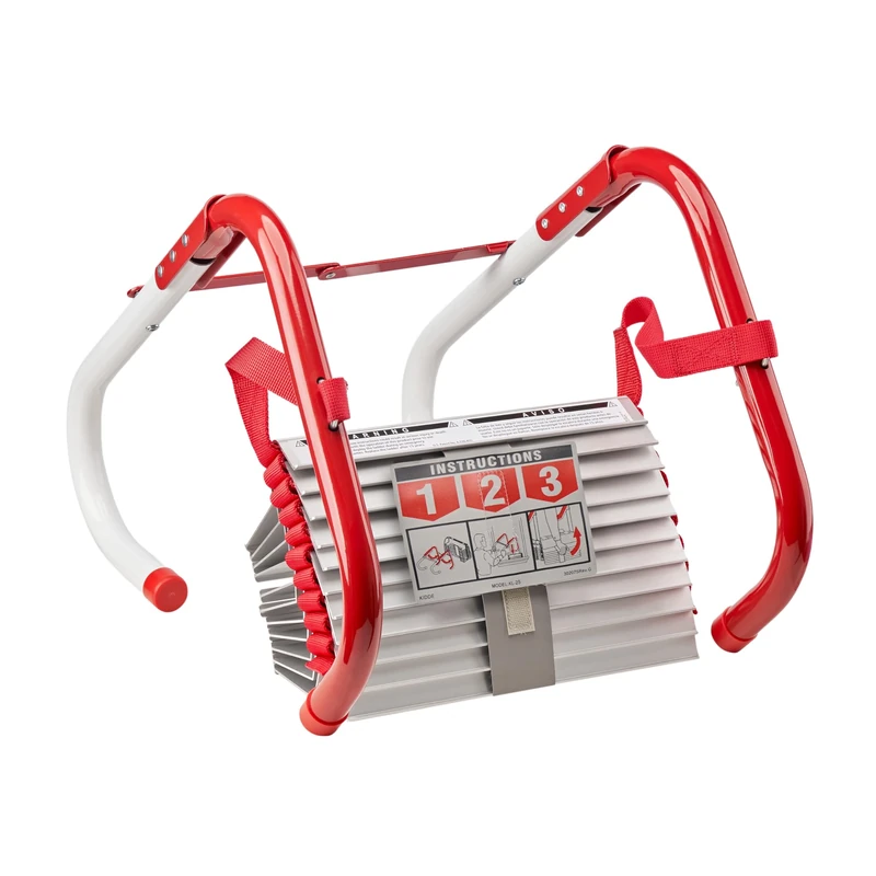 Kidde KS468093 Kl-2S Two-Storey Escape Ladder, Red/White - Image 1