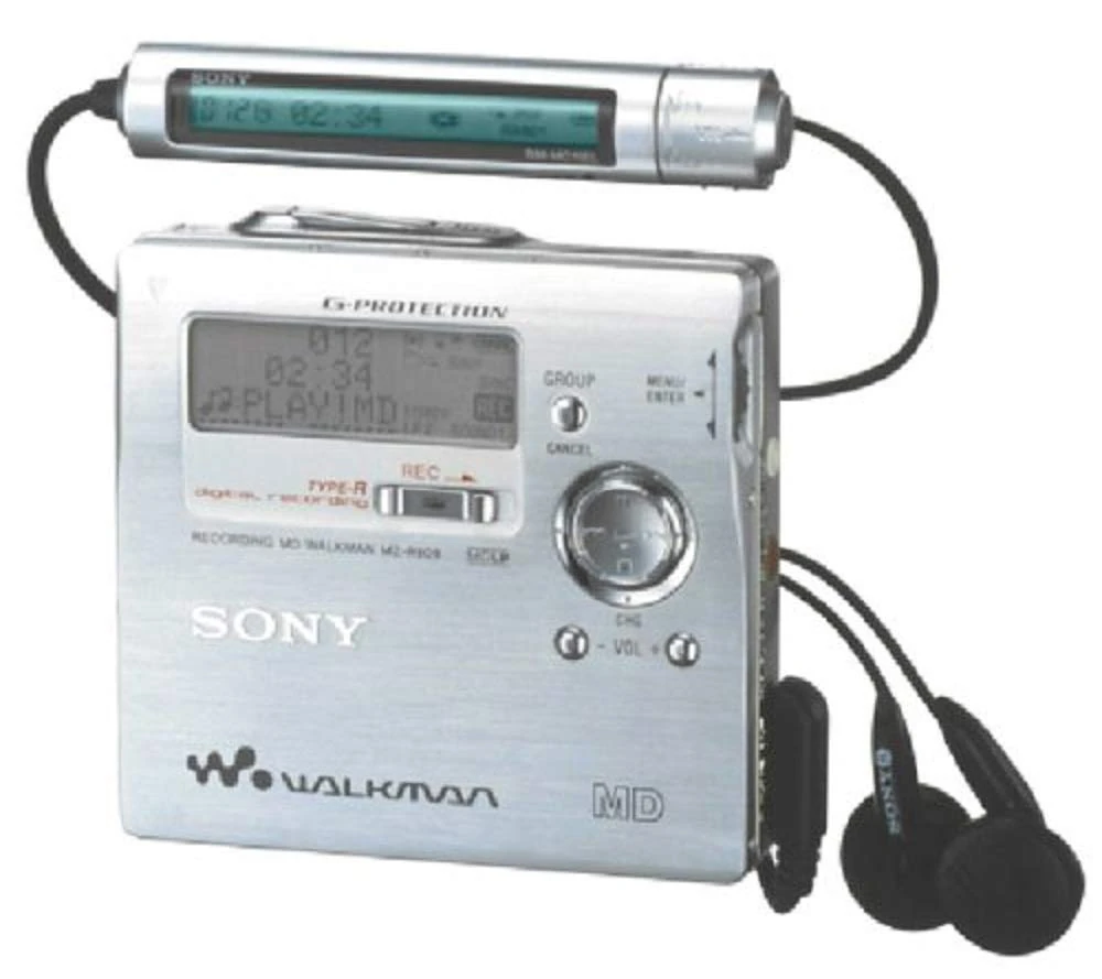 Sony MZ-R909 Silver Recordable MiniDisc Walkman