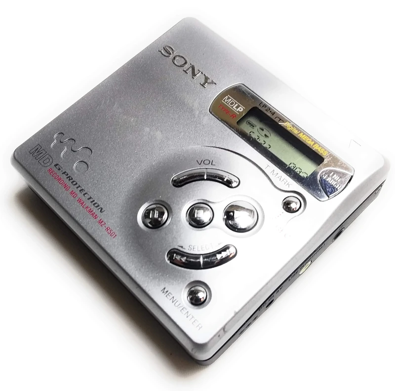 Sony MZ-R501 Silver Recordable MiniDisc Walkman