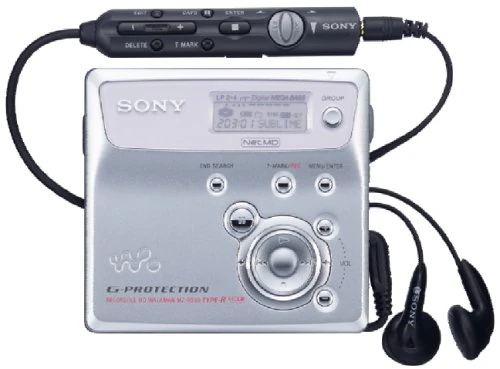 Sony MZ-N505 Personal Silver Net MiniDisc Player