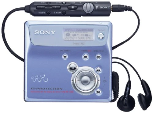 Sony MZ-N505 Blue Net MiniDisc Walkman