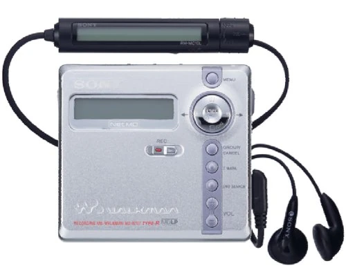 Sony MZ-N707 Silver Net MiniDisc Walkman