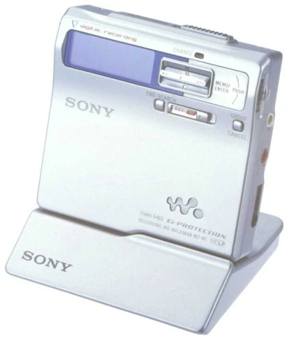 Sony MZ-N1 NetMD Walkman - Silver - Record MP3s, 110h Battery