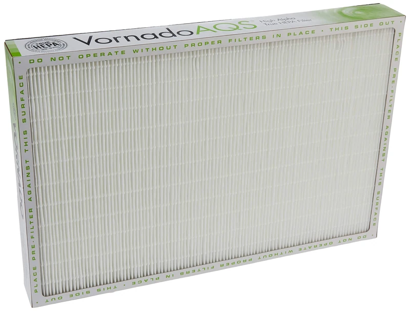 Vornado AQS Replacement HEPA Filter, White, 1 Count (Pack of 1)