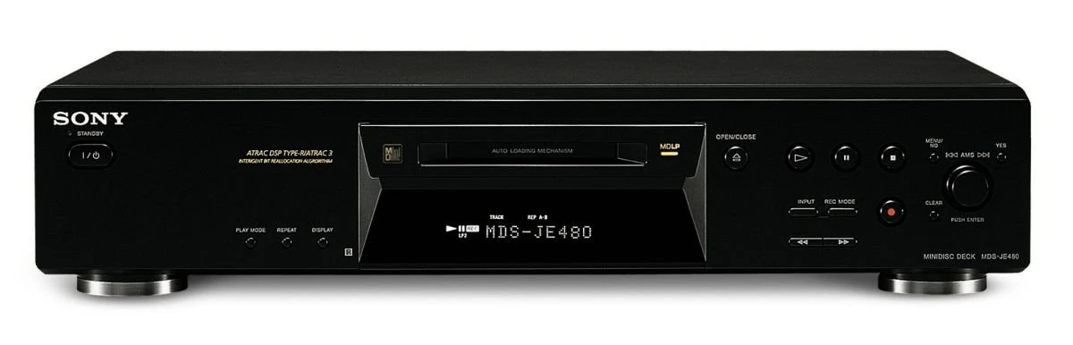 Sony MDS-JE480/B Static Mini Disc Player