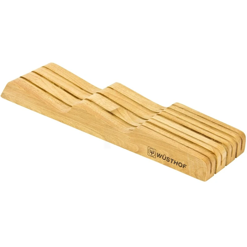 WÜSTHOF 7-Slot In Drawer Knife Storage, Natural Wood