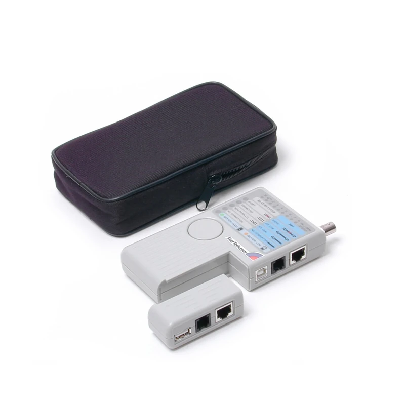 StarTech.com Professional Multi Function RJ45 RJ11 USB and BNC Cable Tester - Remote Cable Tester - Network testing device - Image 1