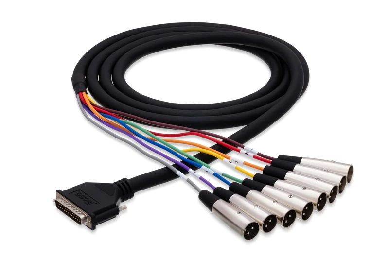 Hosa HosaTech DTF-805 5m XLR3F to DB25 Balanced Snake Cable