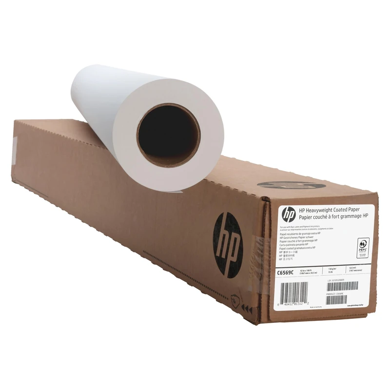 HP - Heavy-weight coated paper - Roll (106.7 cm x 30.5 m)
