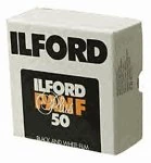 Ilford Pan F 35mm 17m Roll Film - ASA 50 - 50 Speed
