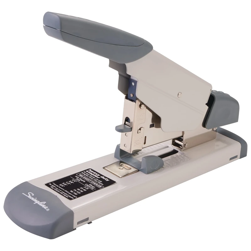 Swingline Heavy Duty Stapler, 160 Sheet Capacity, Includes Alignment Guide, Desktop Stapling, Platinum (39002)