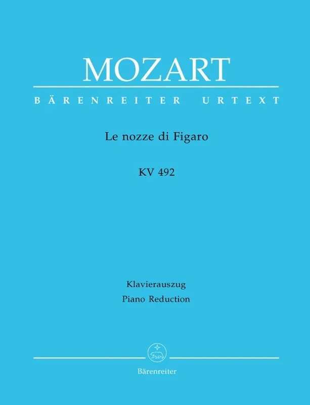 Le nozze di Figaro (ital./dt.). Opera buffa in quattro atti. Honolka-Übers. (geb.) KV 492: Die Hochzeit des Figaro. Opera buffa in 4 Akten. KV 492 - Image 1