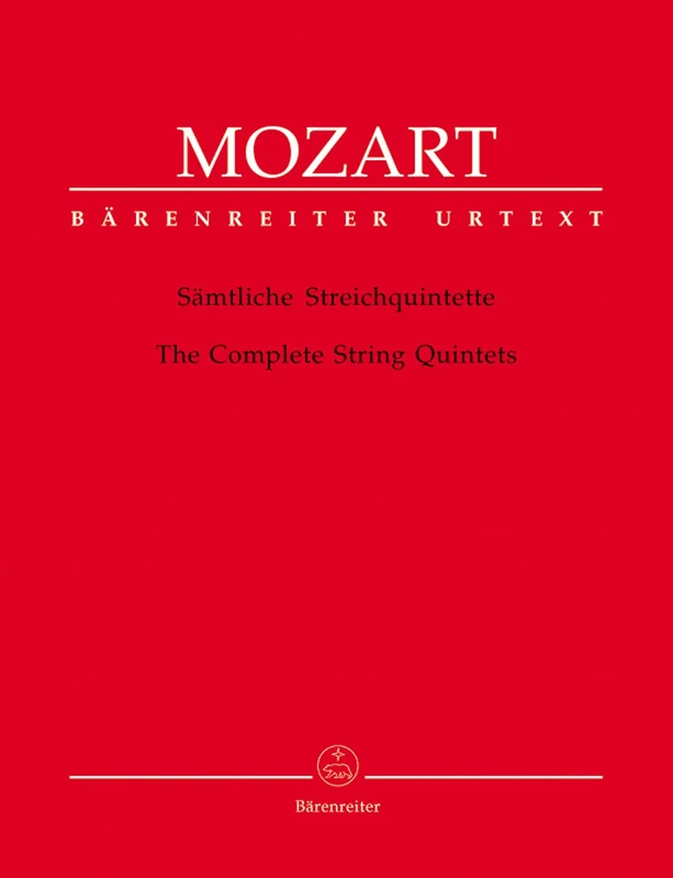 Mozart: Complete String Quintets (Parts), Barenreiter Urtext