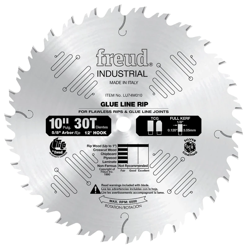 Freud LM74M010: 10" x 30T Glue Line Ripping Blade