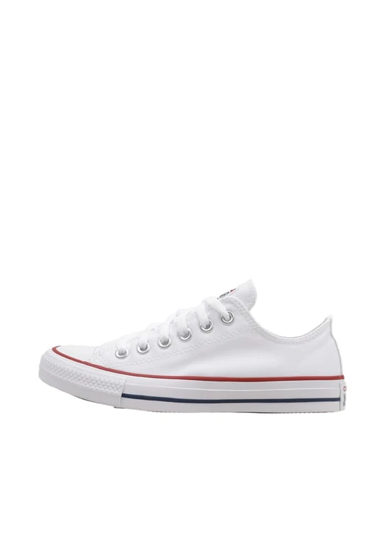 Converse All Star Low Trainers White Canvas - 3 UK