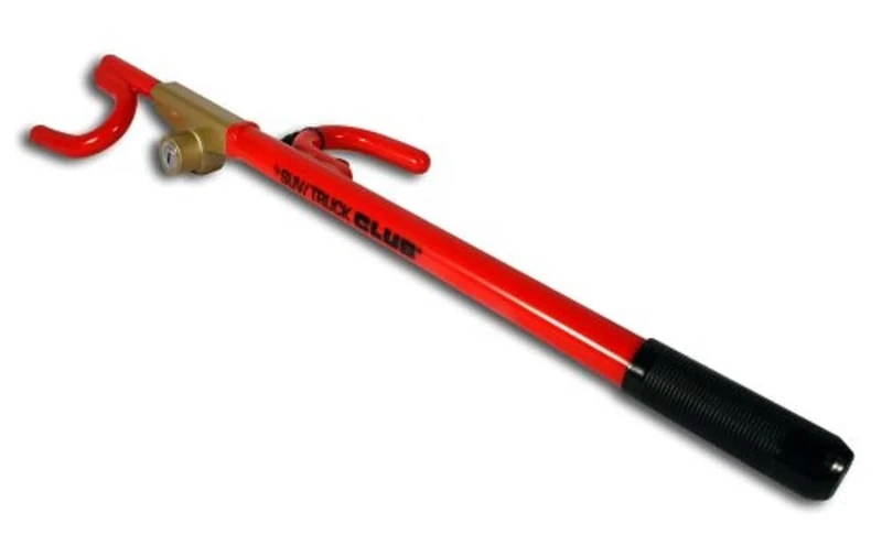 The Truck SUV Club Steering Wheel Lock - Red