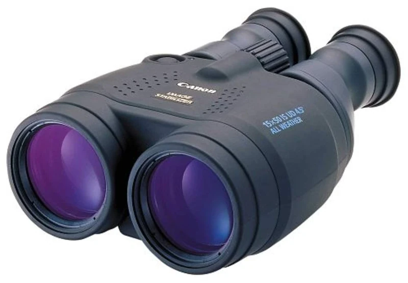 Canon 15x50 IS Powerful High Magnification All Weather Zoom Binoculars - 15x Magnification, 3.3mm Exit Pupil, 4.5º Real Field of View - All Weather Design for Harsh Conditions