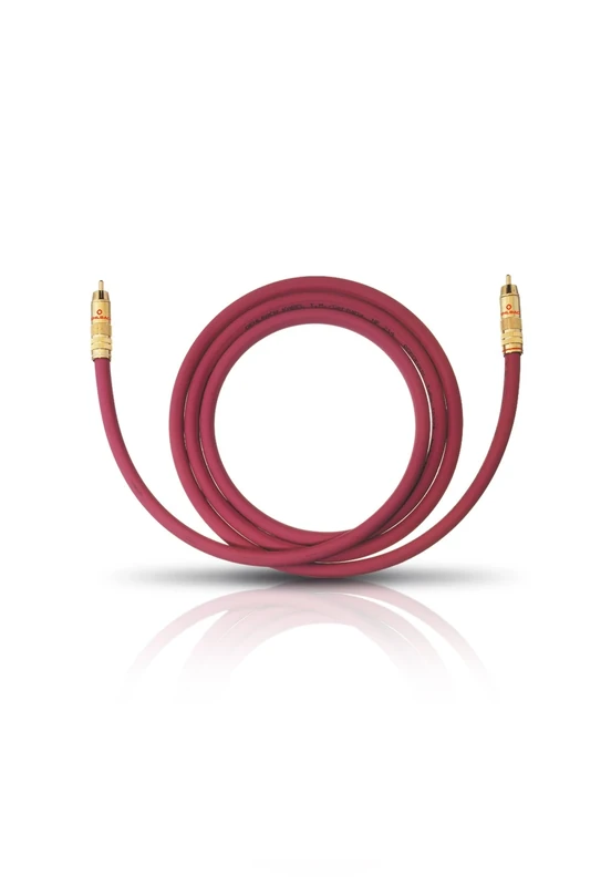 Oehlbach NF 214 Subwoofer Cable 4 m Bordeaux Red