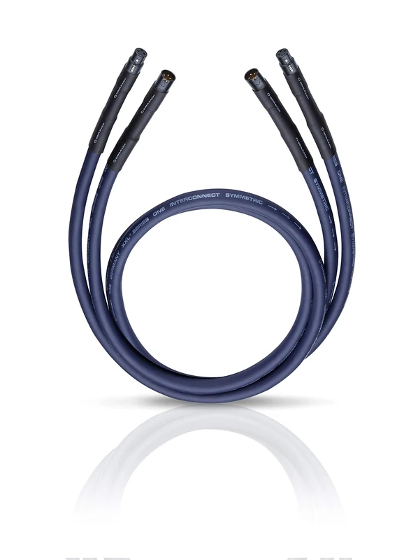 Oehlbach XXL Series 1 X NF Audio Cable with XLR Connector/Symmetrical / 1.25 m/Blue