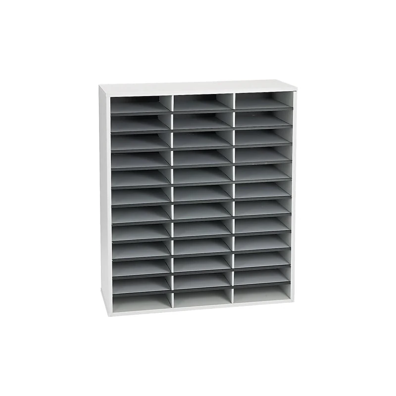 Fellowes Literature Sorter Melamine-laminated Shell 36 Compartments W737xD302xH881mm Ref 25061