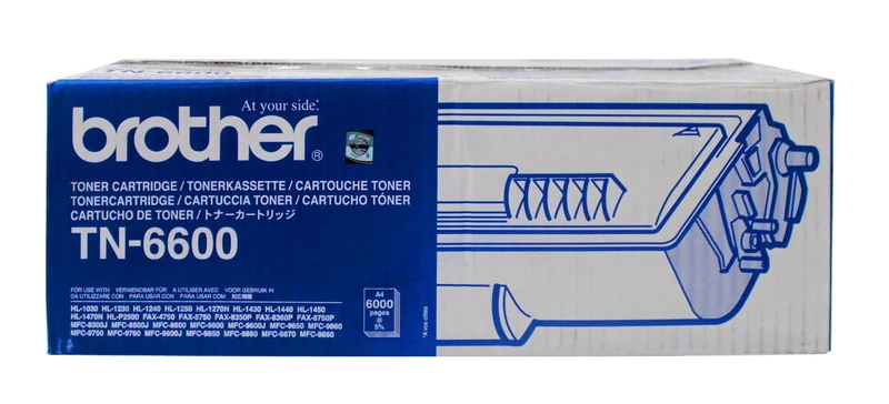 Brother TN-6600 - Black - original - toner cartridge - for Brother HL-1030, 1230, 1240, 1250, 1270, 1430, 1440, 1450, 1470, P2500, MFC-8300, 9600