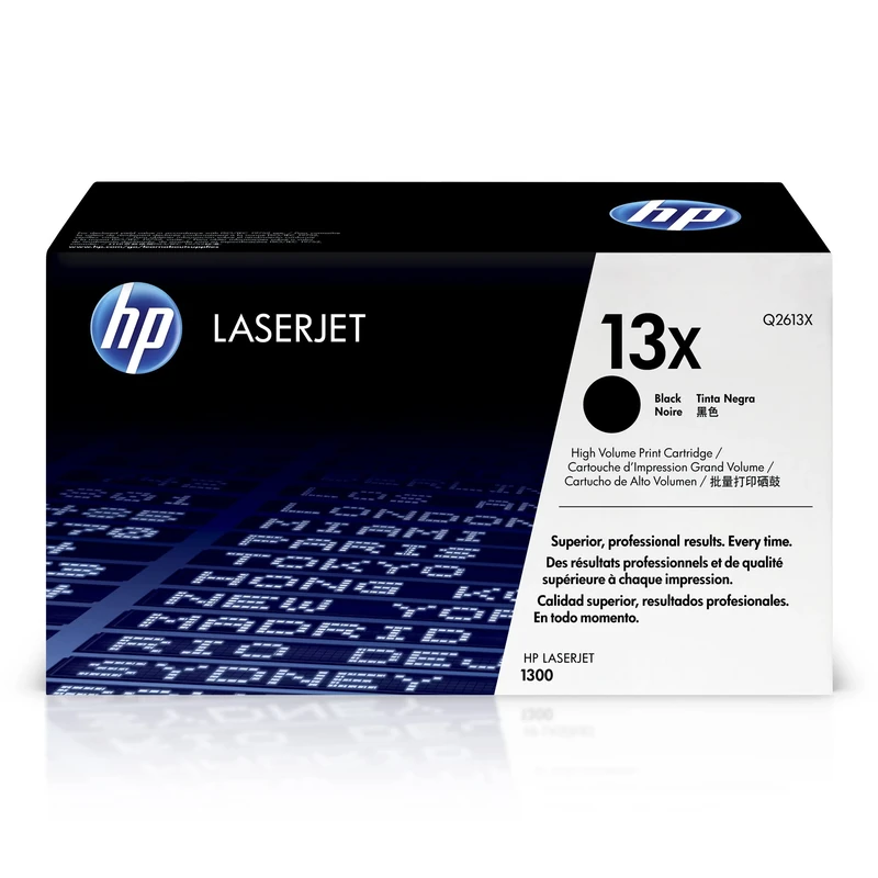HP Q2613X 13X High Yield Original LaserJet Toner Cartridge, Black, Single Pack