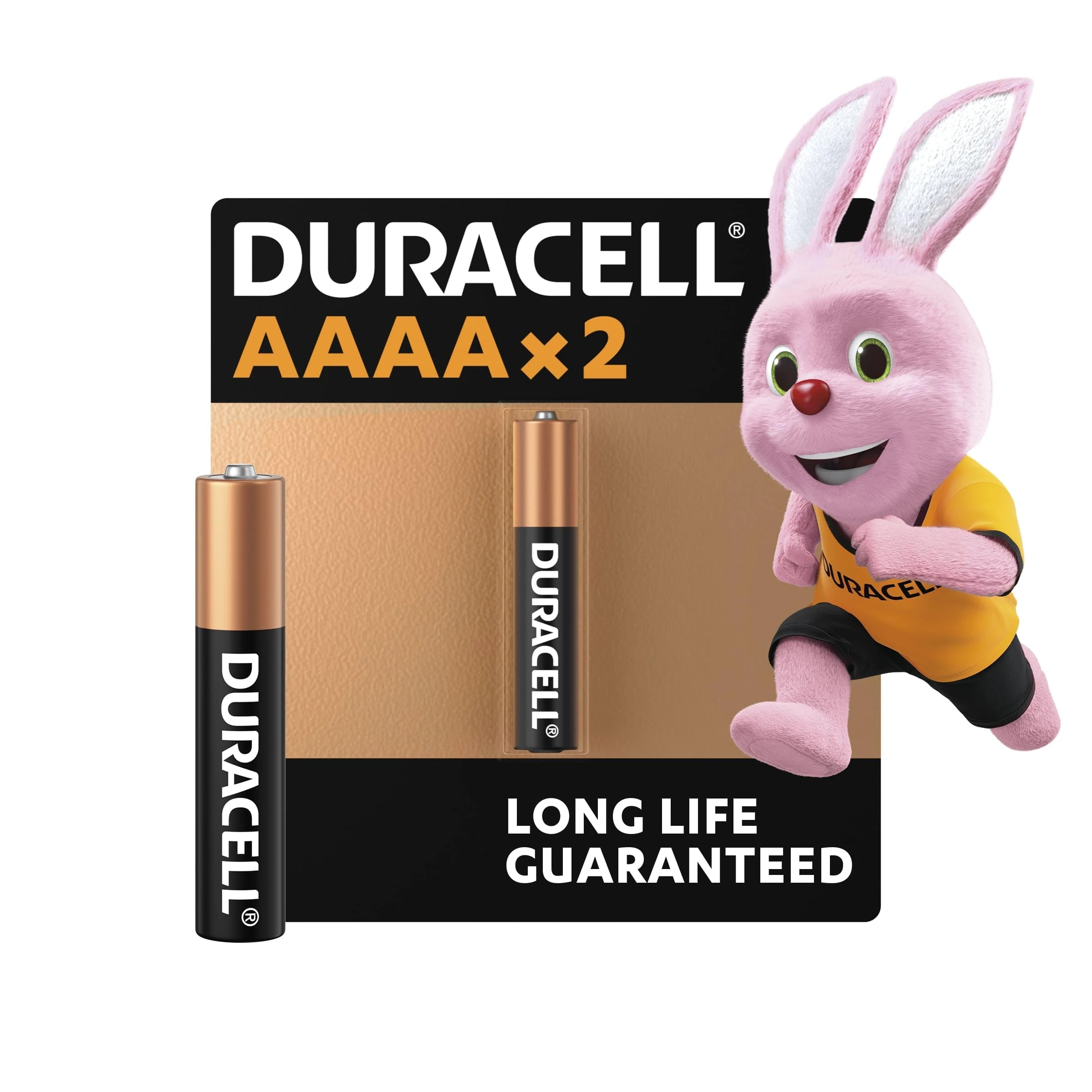 Duracell Specialty Alkaline AAAA Battery 1,5V, pack of 2 (LR8D425), Designed for use in Digital Pens, Medical Devices & Headlamps