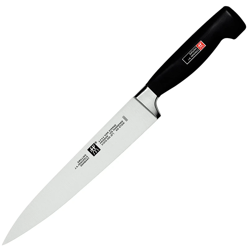 ZWILLING FOUR STAR Slicing knife, 20cm, Silver/Black