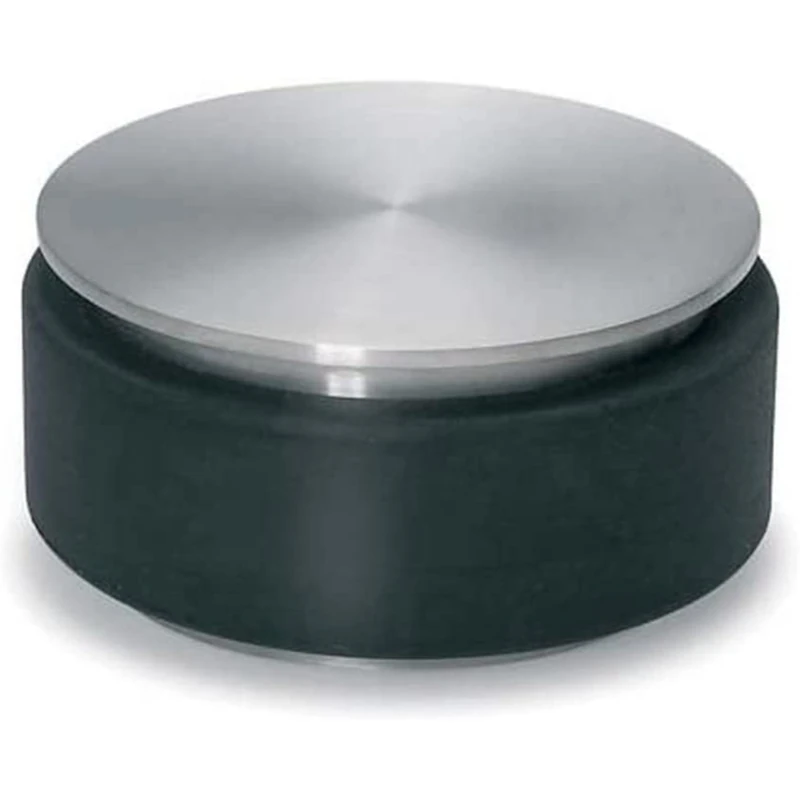blomus 68307 Door Stopper 1 kg Stop,Silver/Black,L: 0 x W: 0 x H: 1.7775 - Image 1
