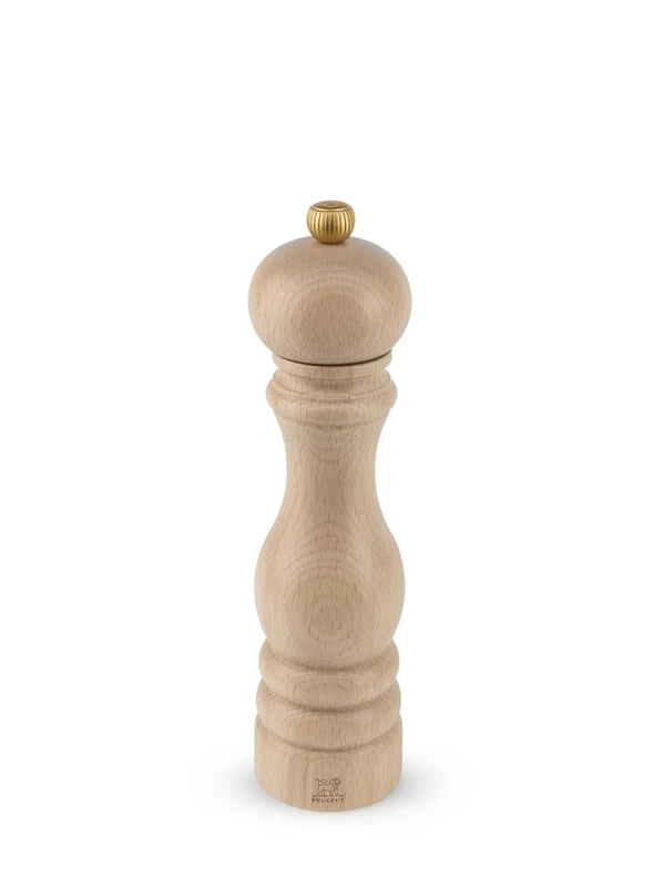 PEUGEOT - Paris 22 cm Pepper Mill - Classic Grind System - Made with PEFC Certified Wood - Lifetime Guaranteed Mechanism - Made in France - Natural Colour