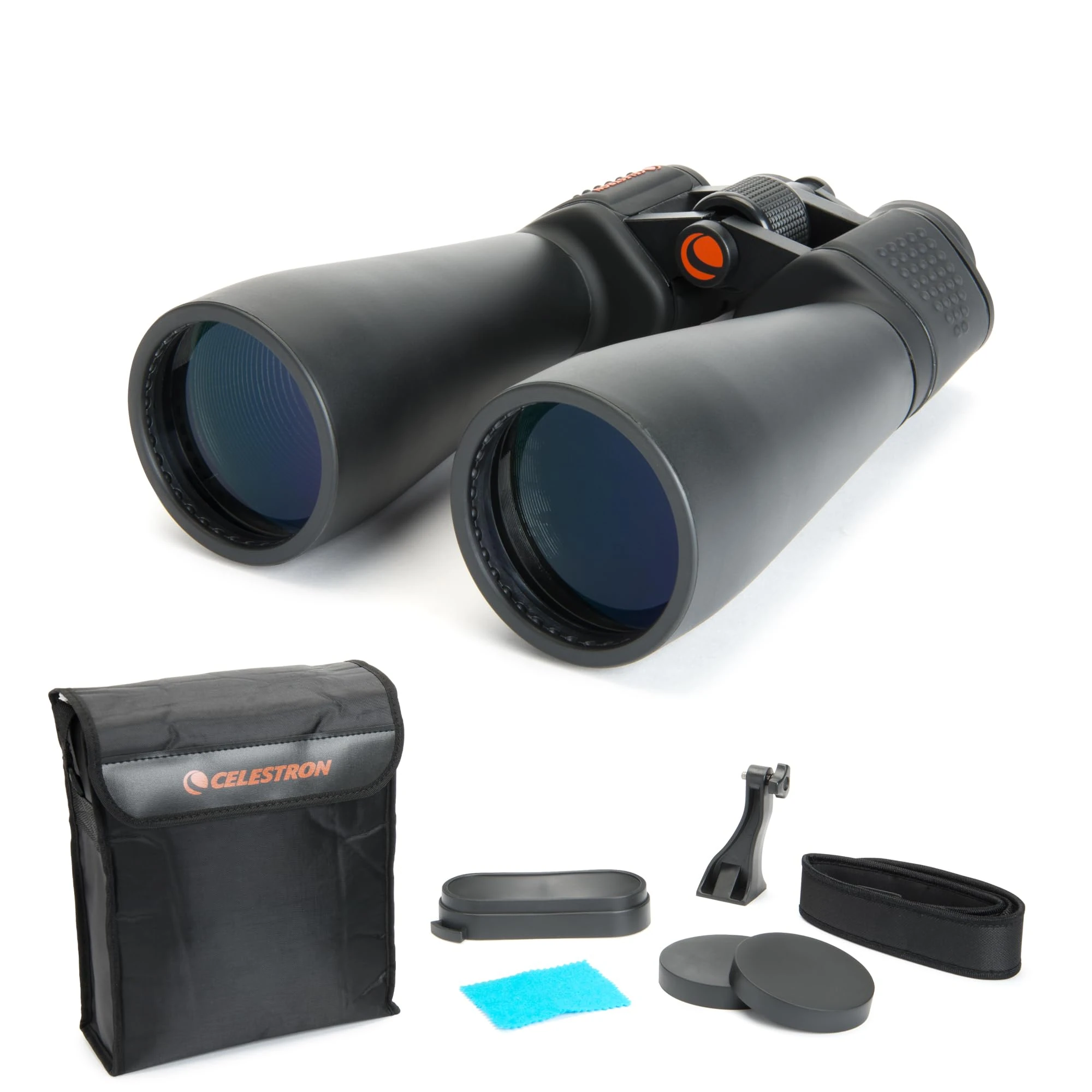 Celestron 71009 SkyMaster 15x70mm Porro Prism Binoculars with Multi-Coated Lens and BaK-4 Prism Glass, Black