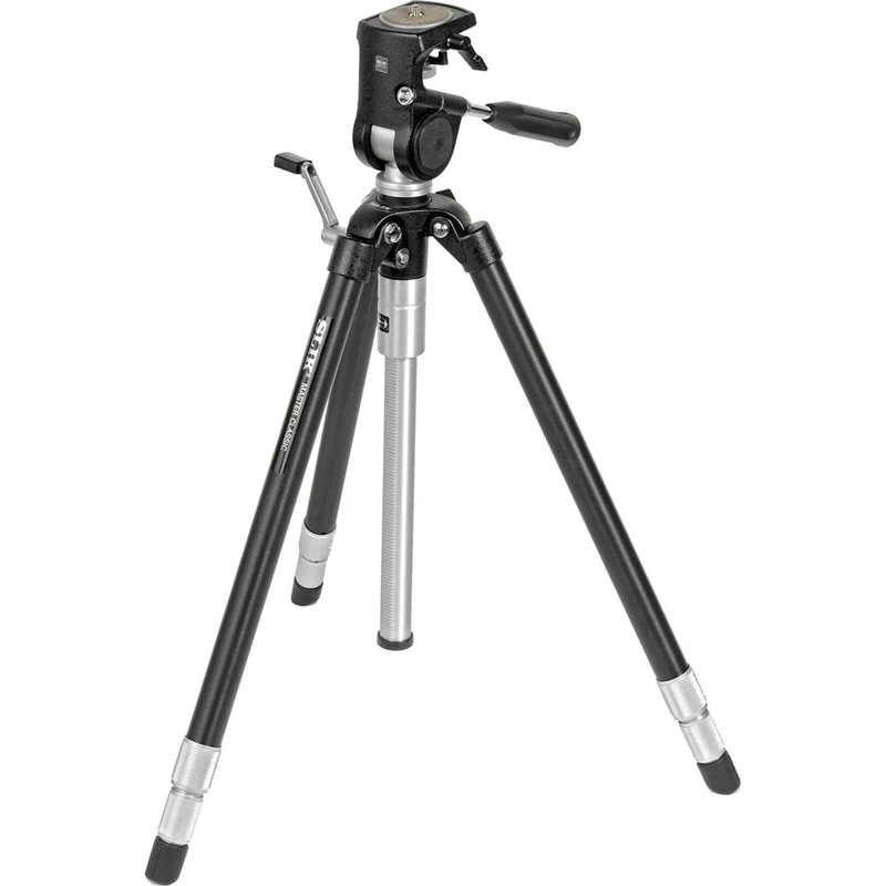 SLIK Master Classic Tripod with 2-Way, Pan-and-Tilt Head, for Mirrorless/DSLR Sony Nikon Canon Fuji Cameras and More - Black (616-725)