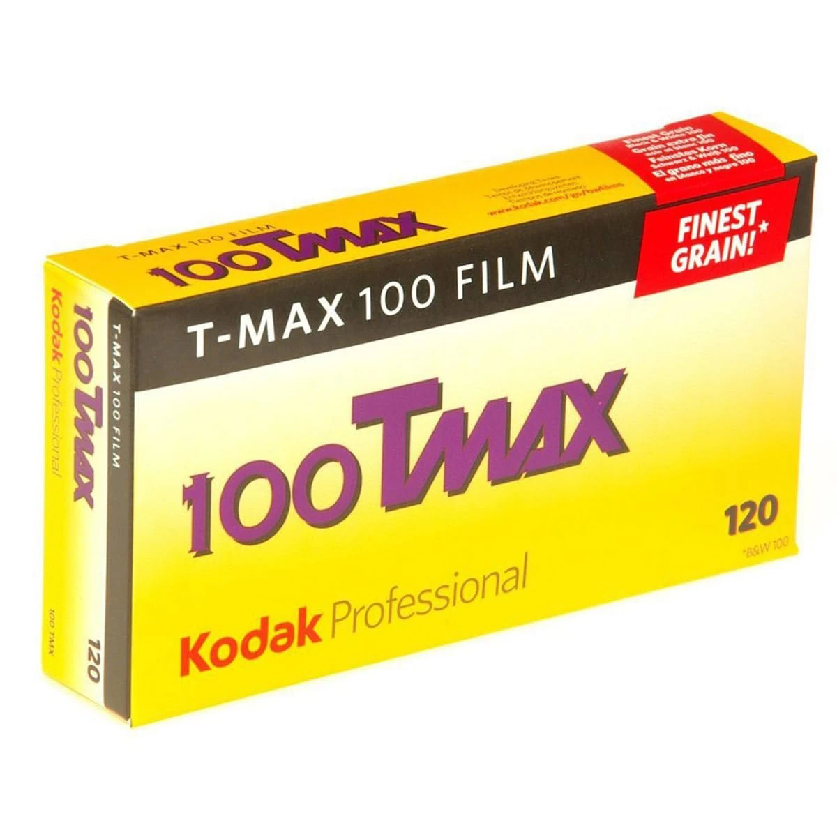 Kodak Professional Tmax 100 - 120 Roll - Black & White Print Film - 5 Pack