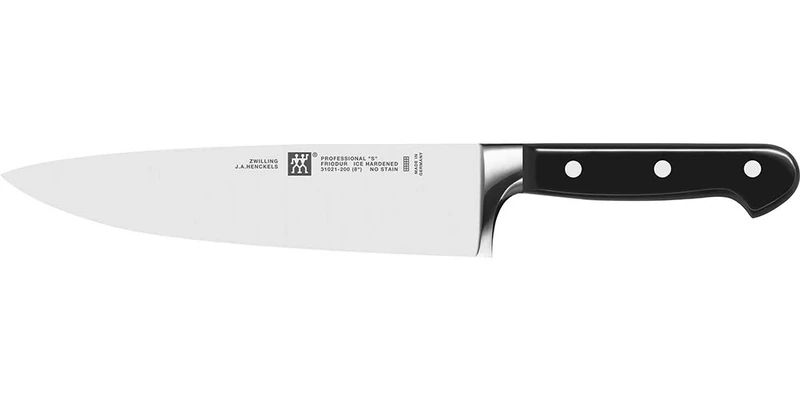 ZWILLING Chef's Knife, Blade Length: 20 cm, Wide Blade, Special Stainless Steel/Plastic Handle, Professional S