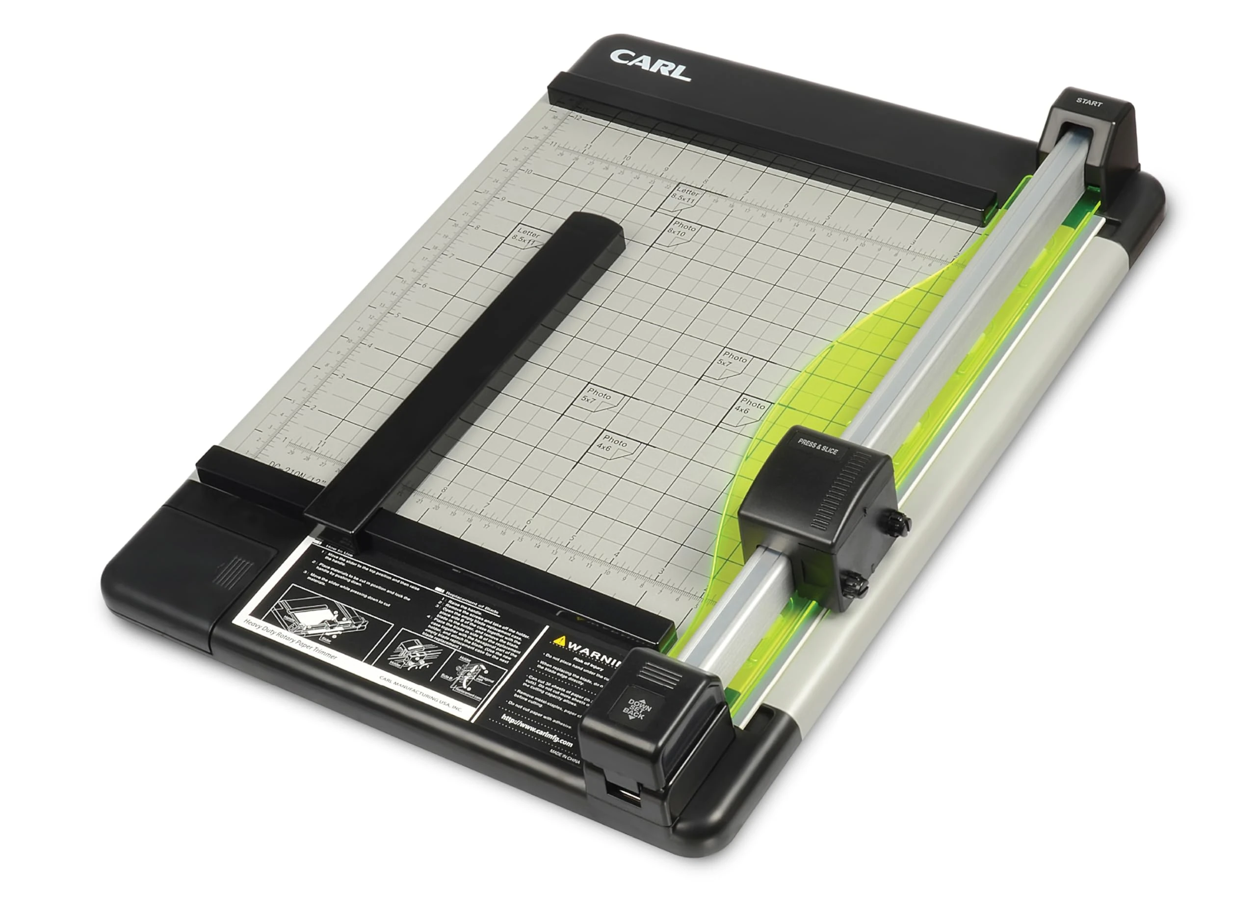 Carl Manufacturing 12210 Heavy-Duty Trimmer 12-Inch 36 Sht Cap. 14-Inch x12-1/4-Inch x3/4-Inch GY