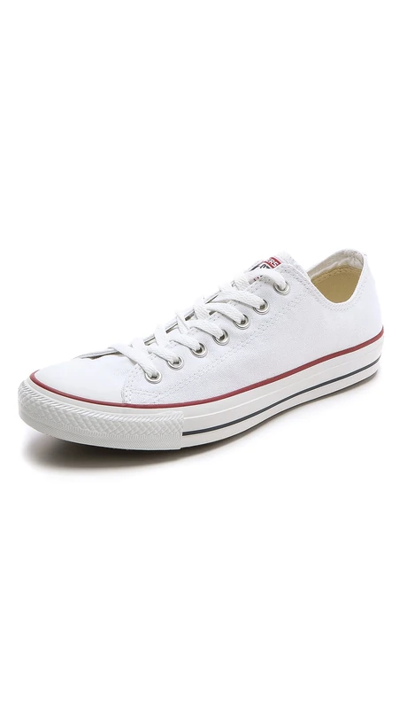 Converse All Star Low Trainers White Canvas - 8.5 UK