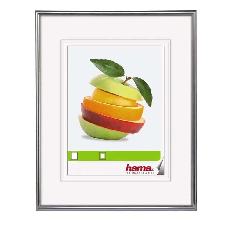 Hama Plastic Frame Sevilla Silver Matt Black 50 x 70 cm