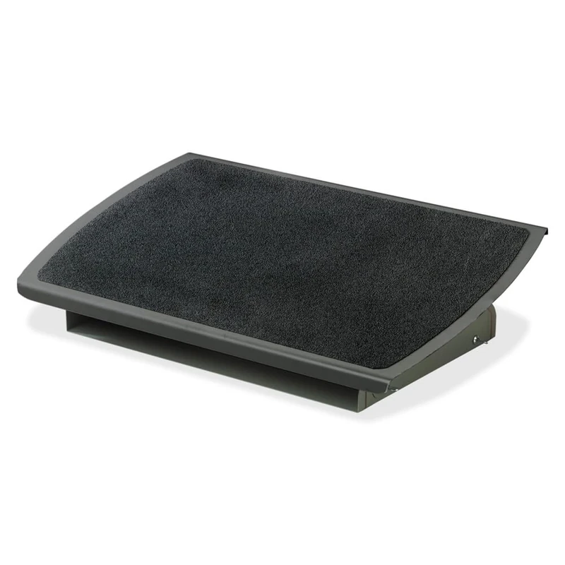 3M FR530 Adjustable Foot Rest - 55x35cm Charcoal Black - Image 1