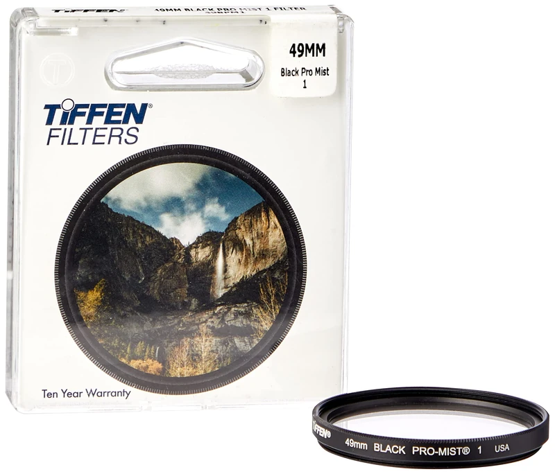 Tiffen 49BPM1 49mm Black Pro Mist 1 Filter