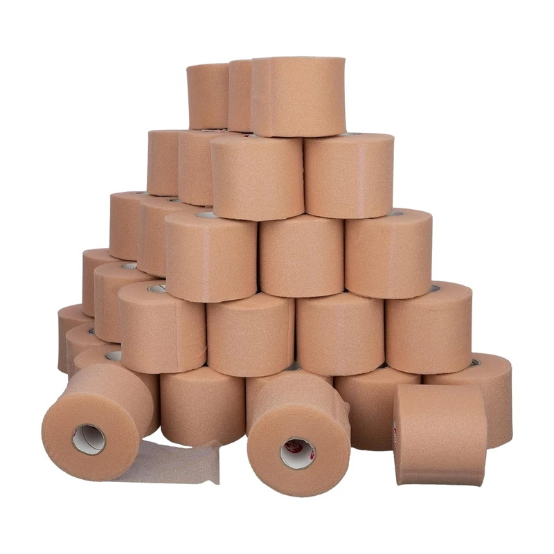 Cramer Underwrap Tape 2.75x30 yds – Beige Latex‑Free Foam Pre‑Wrap for Skin Protection Under Athletic Tape – Bulk Case of 48 Rolls, Breathable & Comfort Barrier for Training, Game Day & Rehabilitation