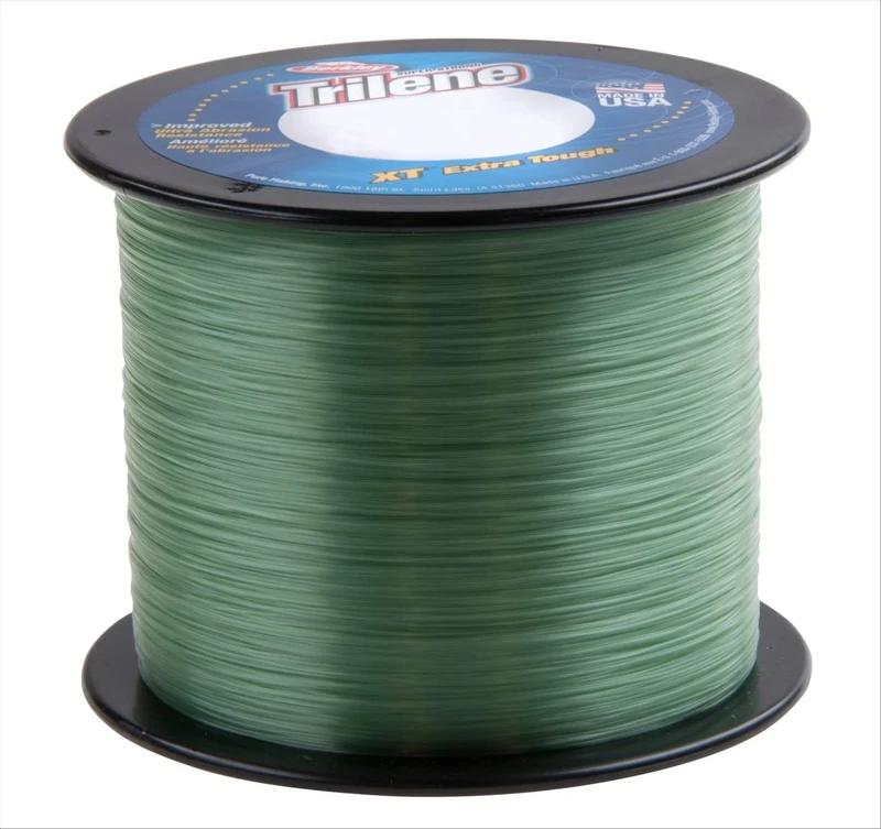 Berkley Trilene® XT®, Low-Vis Green, 12lb | 5.4kg, 3000yd | 2743m Monofilament Fishing Line, Suitable for Saltwater and Freshwater Environments