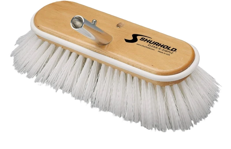 Shurhold 10" Polypropylene Stiff Bristle Deck Brush