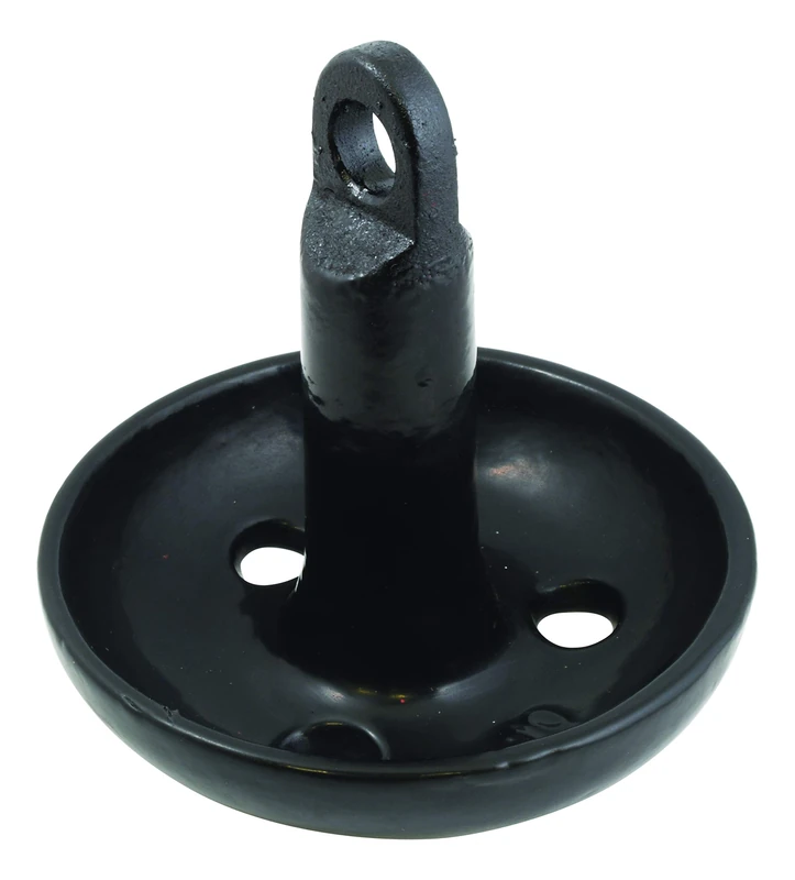Attwood 9942B1 Solid Cast Iron Mushroom Anchor for Boats and Kayaks - 10 Pounds, Black, PVC-Coated Finish