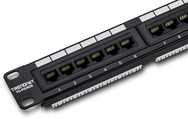 TRENDnet TC-P24C6 24-Port Cat6 Unshielded Patch Panel